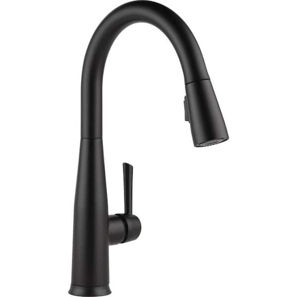Essa Touch2O Technology Single-Handle Pull-Down Sprayer Kitchen Faucet with MagnaTite Docking in Matte Black