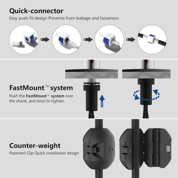 Marcie Single-Handle Integrated Pull Down Touchless Kitchen Faucet in Stainless Steel