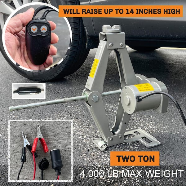 2-Ton 12-Volt Electric Car Jack