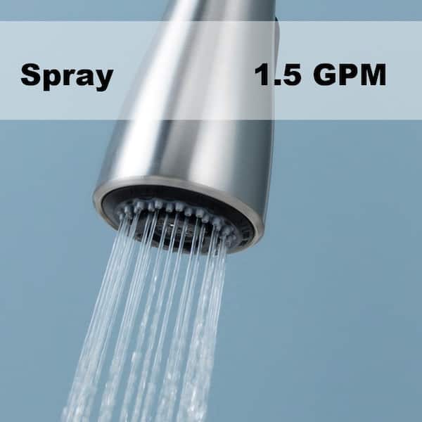 Kleo Single-Handle Pull-Down Sprayer Kitchen Faucet with Reflex and Power Clean in Spot Resist Stainless