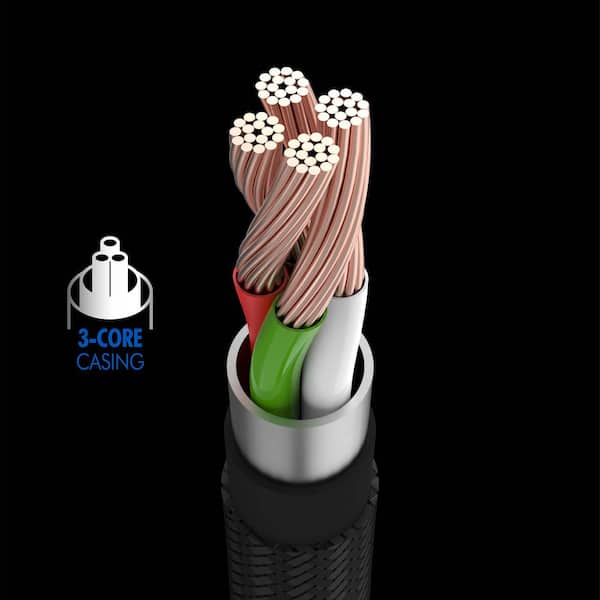 10 ft. Pwrsync Ultra Tough Lightning to USB-C Cable