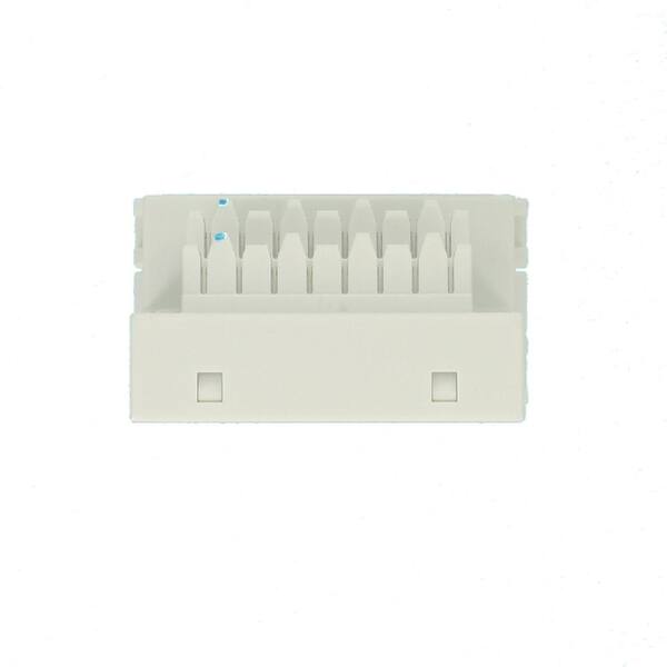 VGA 110-Termination Multimedia Outlet System (MOS) PC Module, White