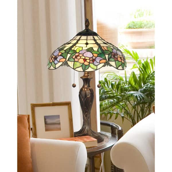 23 in. Chicago Antique Bronze Table Lamp