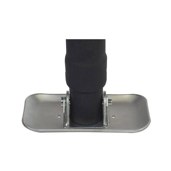 Blackout 2000 lbs. Signature Black Wrinkle Powder Coat Side Wind Swivel Mount Jack 15 in. Travel