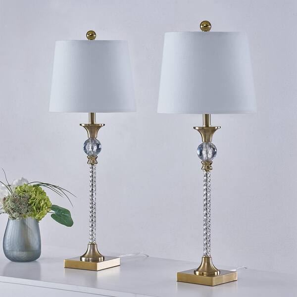 Montgomery 29 .5 in. Gold/Clear Buffet Lamp