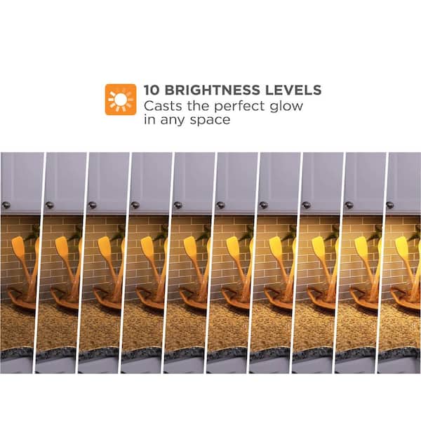 LED Warm White Puck Light Kit (7-Pack)