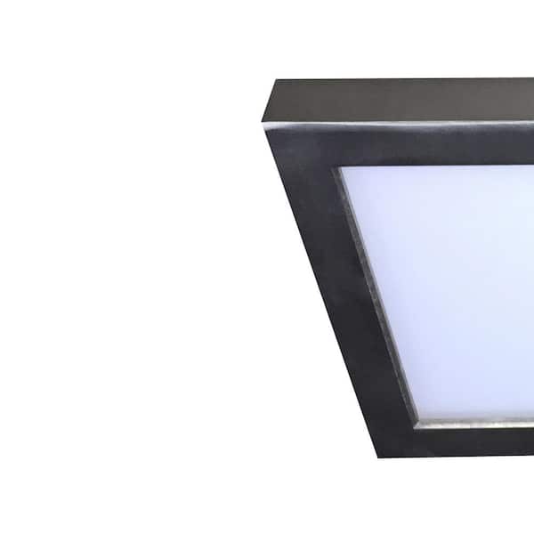 7 in. 1-Light Brushed Nickel LED Flush Mount