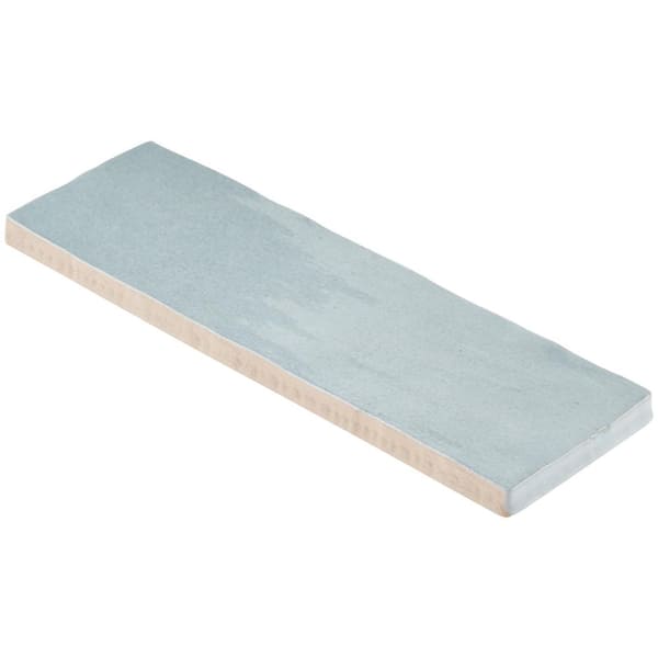 Kingston Sky Blue 3 in. x 8 in. Glazed Ceramic Wall Tile (5.38 sq. ft./case)