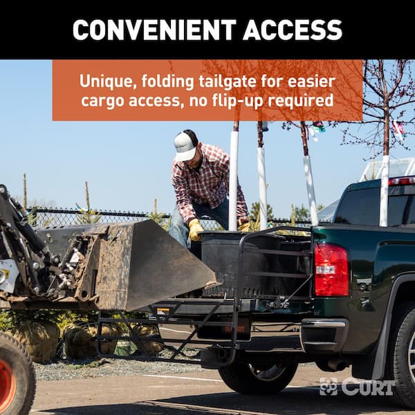 Universal Truck Bed Extender with Fold-down Tailgate