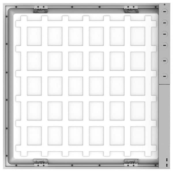 2 ft. x 2 ft. 3750 Lumens PMMA Lens Integrated LED Panel Light, 5000K (4-Pack)