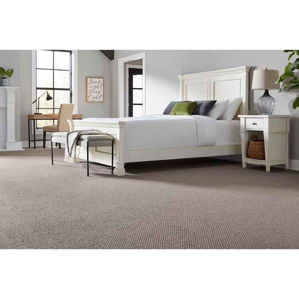 Bayburn  - Wind Chimes - Gray 24 oz. Polyester Pattern Installed Carpet