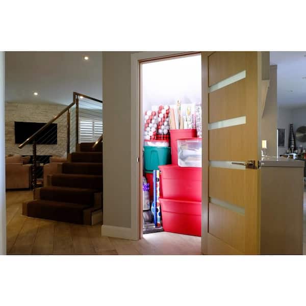 7.5 in. Battery Operated LED White Motion Sensor 25-WH Rechargeable Ceiling Fixture Light, 4000K Cool White (4-Pack)