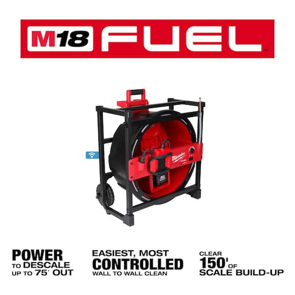 M18 18V Lithium-Ion Cordless High Speed Drain Cleaner with 5/16 in. x 75 ft. Cable