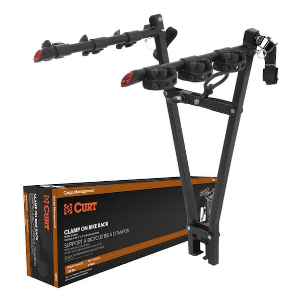 Clamp-On 3-Bike Rack Hitch Bike Rack