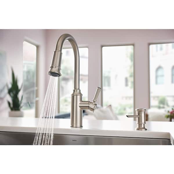 Glenshire Single-Handle Pull-Down Sprayer Kitchen Faucet with Reflex and Power Clean in Spot Resist Stainless