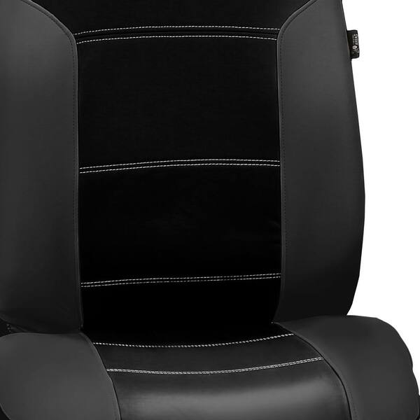 PU Leather 47 in. x 23 in. x 1 in. Royal Full Set Seat Covers