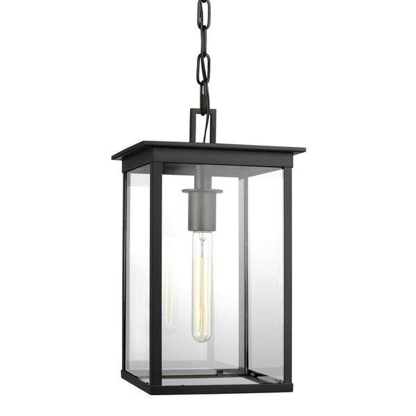 Freeport Small 1-Light Heritage Copper Outdoor Pendant Light with Clear Glass