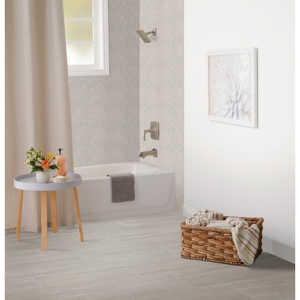 Nova Falls Gray 12 in. x 24 in. Porcelain Floor and Wall Tile (15.6 sq. ft./Case)