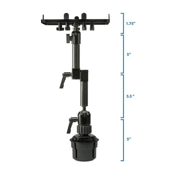 Carbon Fiber Cup Holder Tablet ELD Mount
