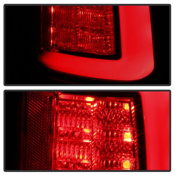 Dodge Ram 1500 13-18 / Ram 2500/3500 13-18 LED Tail Lights -( Not Compatible With Incandescent Model ) - Black Smoke