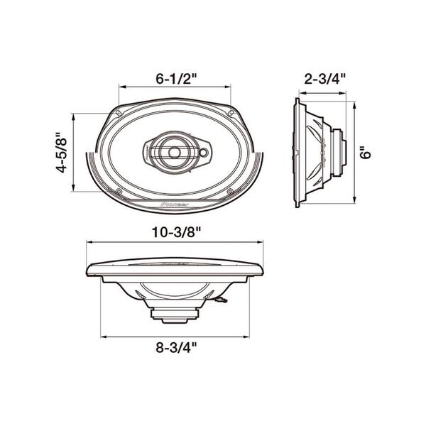 G-Series 400-Watt 3-Way Coaxial Speakers