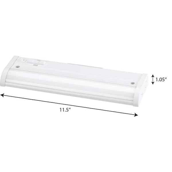 Hide-A-Lite 1-Light LED Color Selectable White Modern Linear Undercabinet Light
