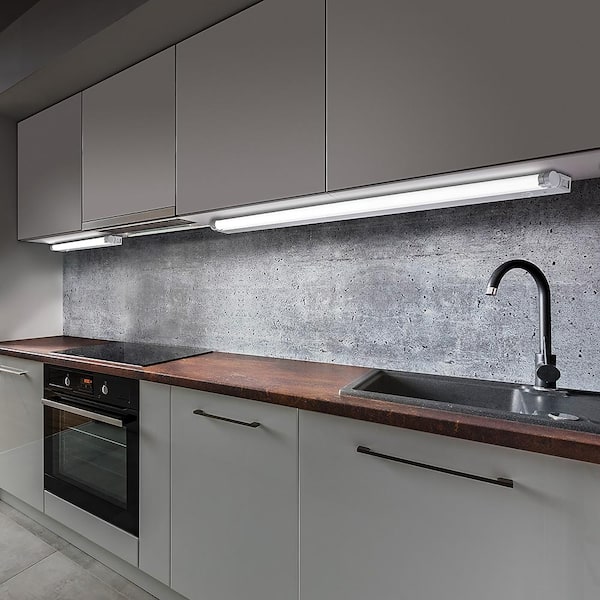 42 inch Linkable LED Beam Adjustable Under Cabinet Strip Light Plug in or Hardwire 3000K to 2700K Dimmable