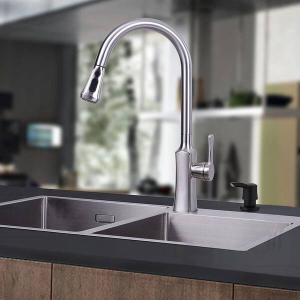 Kitchen Soap Dispenser in Matte Black