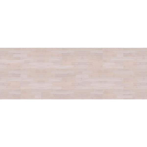 6 ft. L x 25 in. D x 1.5 in. T Unfinished Hevea Butcher Block Countertop in Pre Stain Chalk with Eased Edge