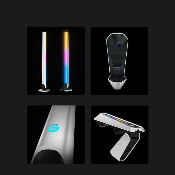 DreamView G1 Pro RGBIC Smart Gaming Kit Integrated LED Strip Light with Two Light Bars