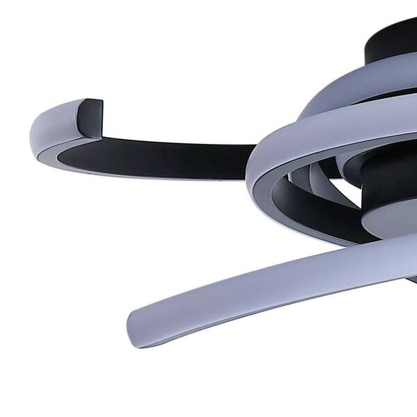 22 in. 1-Light Modern Linear LED Flush Mount Ceiling Lighting Fixtures