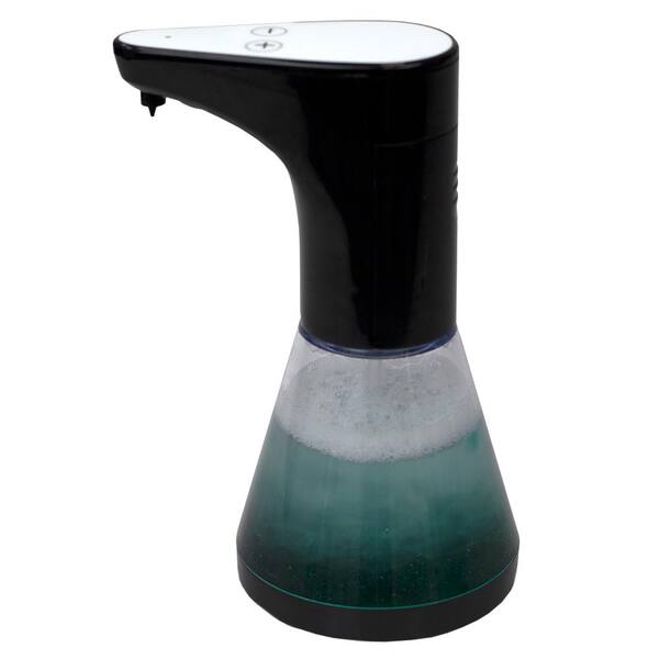 Free Standing 8 oz. Soap Dispenser Automatic Compact Countertop in Black