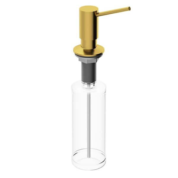 Braddock Kitchen Soap Dispenser in Matte Brushed Gold
