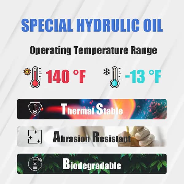 4-Ton Hydraulic Double Ram Welded Bottle Jack, Blue