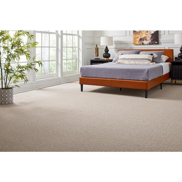 Cliffmont  - Arctic Dawn - Beige 39 oz. Triexta Pattern Installed Carpet