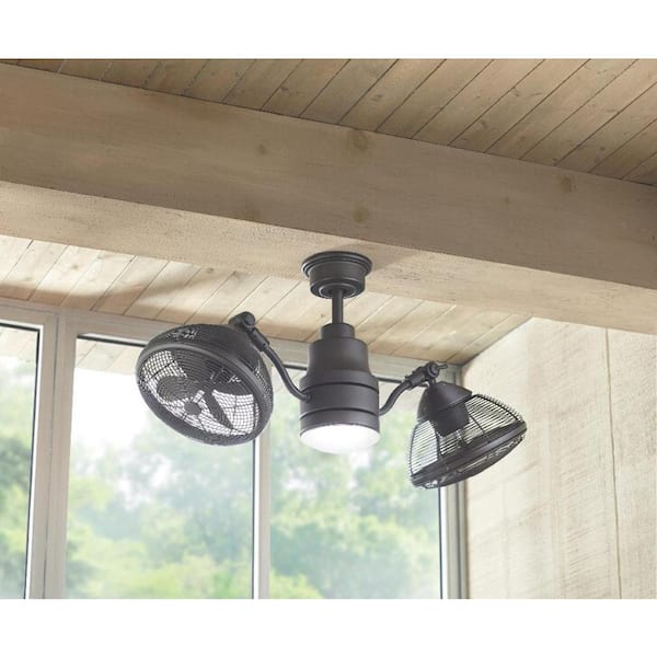 Pendersen 42 in. Integrated LED Indoor/Outdoor Espresso Bronze Ceiling Fan with Light Kit and Remote Control