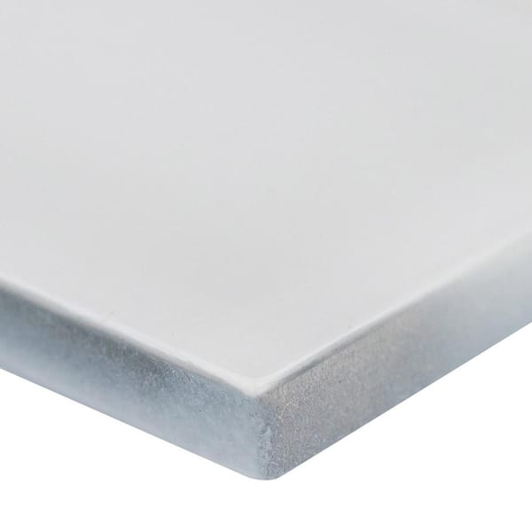 Ice Bevel Subway 11.73 in. x 11.73 in. Glossy Glass Blend Mesh-Mounted Mosaic Tile (9.6 sq. ft./Case)