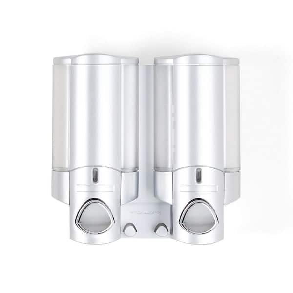 Aviva 2 Dispenser in Satin Silver