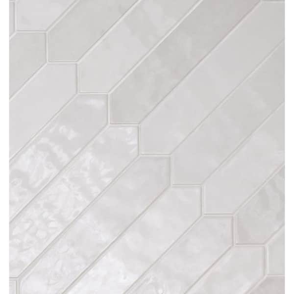 Lakeview Dove Picket 2.5 in. x 13 in. Glossy Ceramic Wall Tile (12.21 sq. ft./Case)
