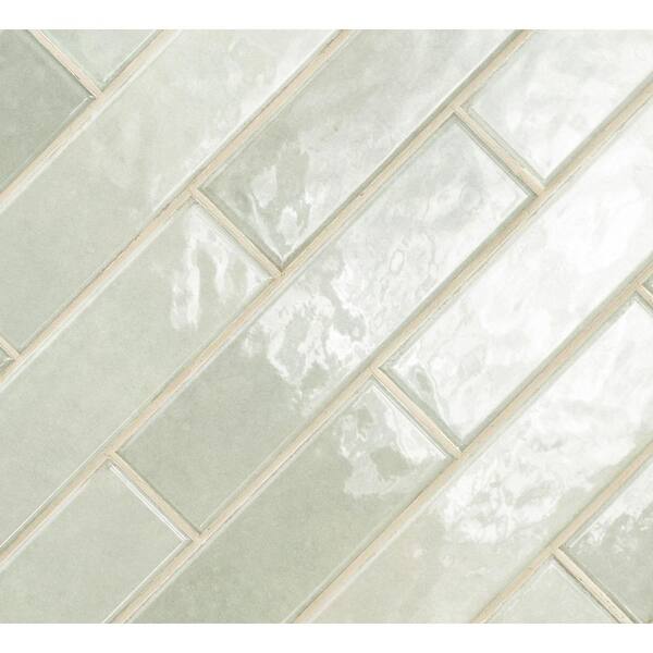 Lakeview Jade 3 in. x 12 in. Glossy Ceramic Wall Tile (5.5 sq. ft./Case)