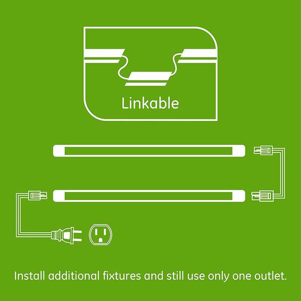 Premium Plug-In 36 in. LED White Under Cabinet Light, Linkable
