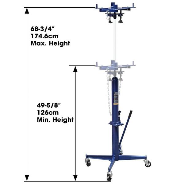 1/2-Ton Hydraulic Telescoping Transmission Floor Jack