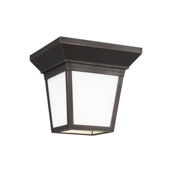 Lavon 1 -Light Antique Bronze Outdoor Pendant Light