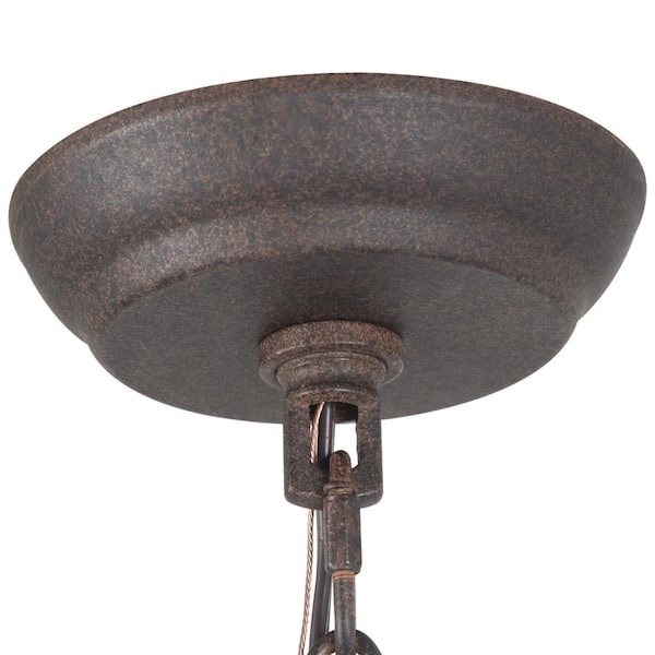 Modern Farmhouse Candlestick Wood Chandelier, 5-Light Lantern Dining Room Chandelier Hanging Pendant Light