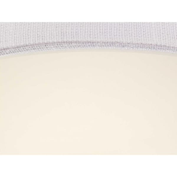 Inspire Collection Graphite Integrated LED Transitional Kitchen Ceiling Light Drum Flush Mount