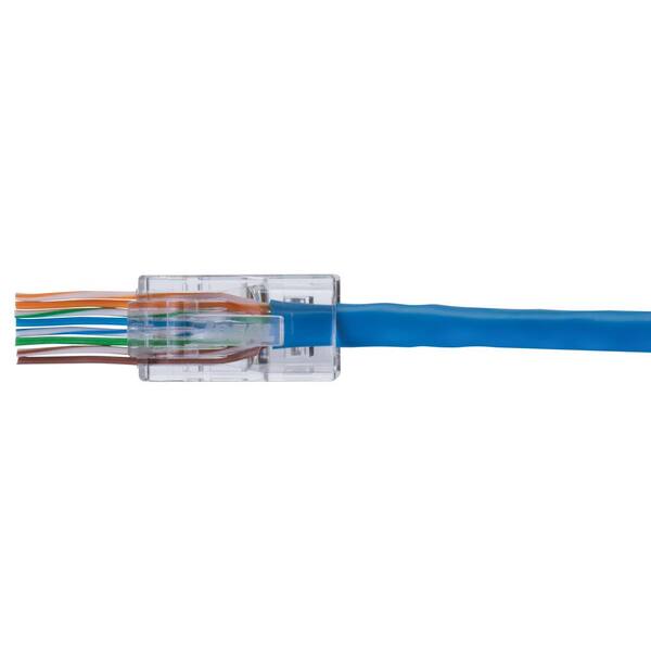 Cat5e Feed-Thru Modular Plug (50-Pack)