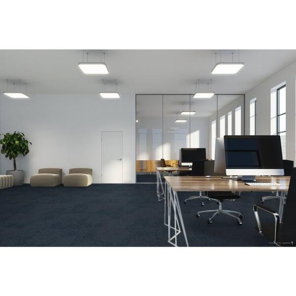 Miles Pollard Residential/Commercial 24 in. x 24 in. Glue-Down Carpet Tile (18 Tiles/Case) (72 sq. ft.)