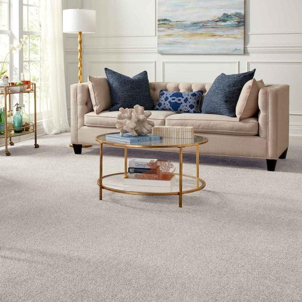 Tides Edge  - Biscuit - Brown 50 oz. Triexta Texture Installed Carpet