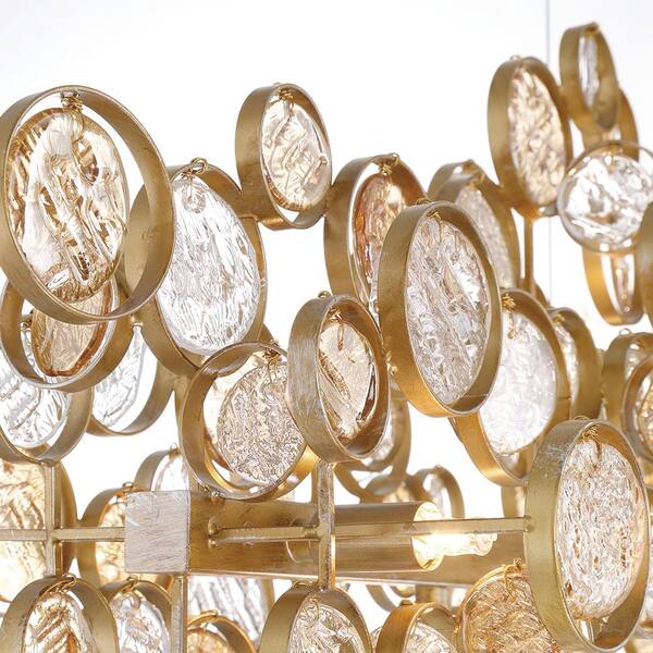 Trento 15-Light Gold Chandelier