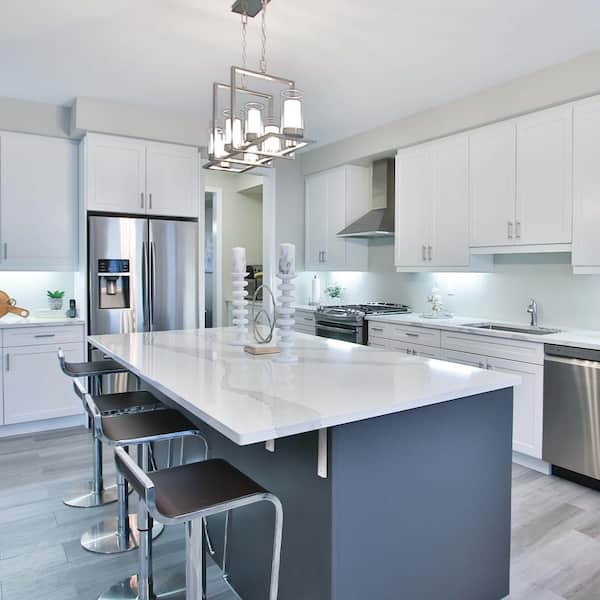 Freedom 20 in. x 20 in. Black Hidden Countertop Bracket